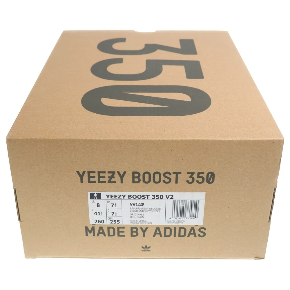 adidas(アディダス) YEEZY BOOST 350 V2 Beluga Reflective イージーブースト350 ベルーガ ローカットスニーカー グレー US8.5/26.5cm GW1229