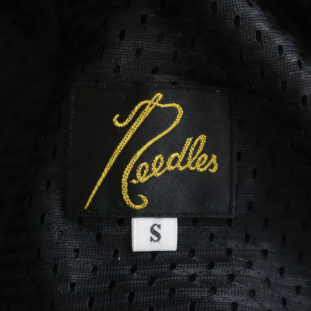 Needles(ニードルス) NARROW TRACK PANT サイドライン ロゴ刺繍 トラックパンツ グリーン MR590