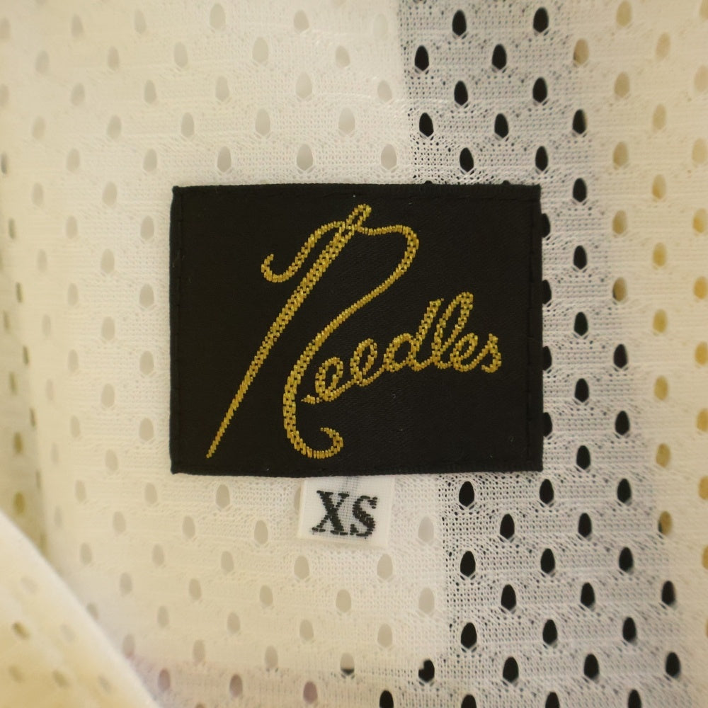 Needles(ニードルス) ×STUDIOUS TRACK PANT サイドライン ロゴ刺繍 トラックパンツ イエロー MR445