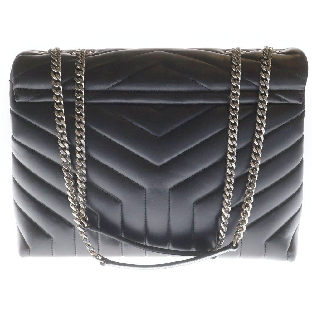 YVES SAINT LAURENT(イヴサンローラン) LOULOU BAG ルル ミディアム キルティングレザー チェーンショルダーバッグ ブラック ALM5746・0221 レディース