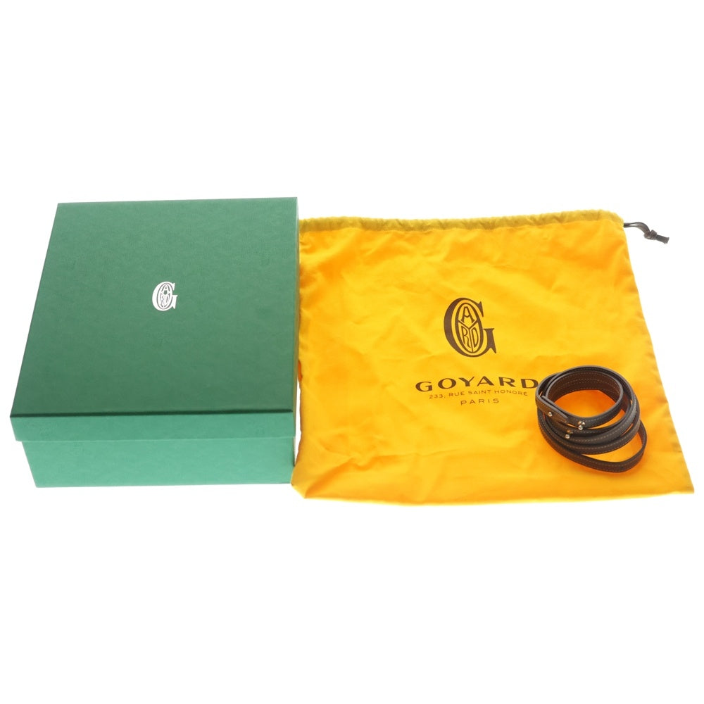 GOYARD(ゴヤール) SAIGON サイゴン ミニ レザー 2WAY ハンドバッグ ショルダーバッグ グレー シルバー金具 レディース
