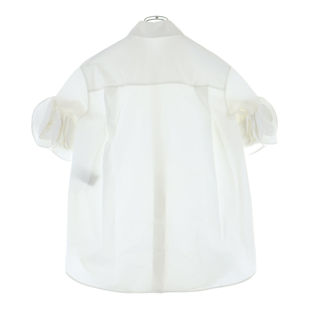 VALENTINO(ヴァレンティノ) 24SS フラワーアップリケ シルク ポプリン