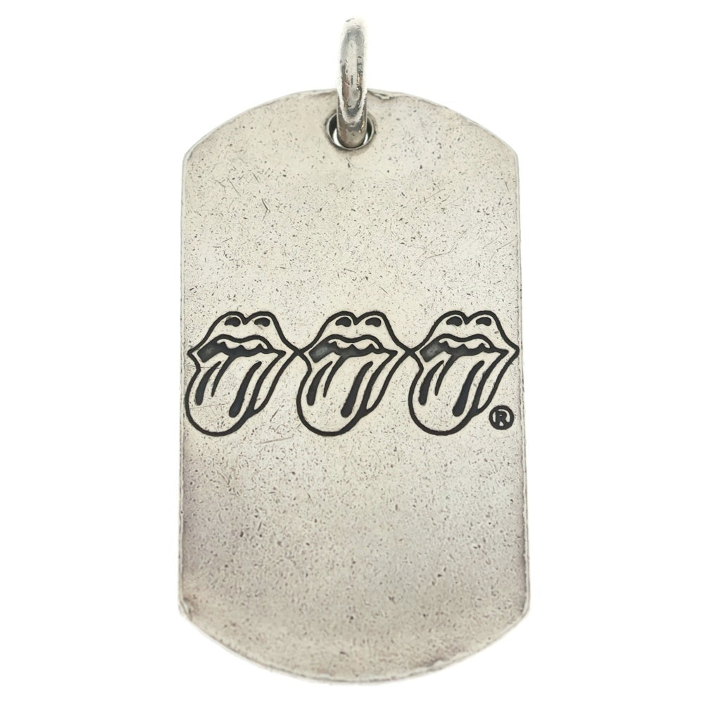 CHROME HEARTS(クロムハーツ) ×Rolling Stone Dog Tag Pendant Top シルバー