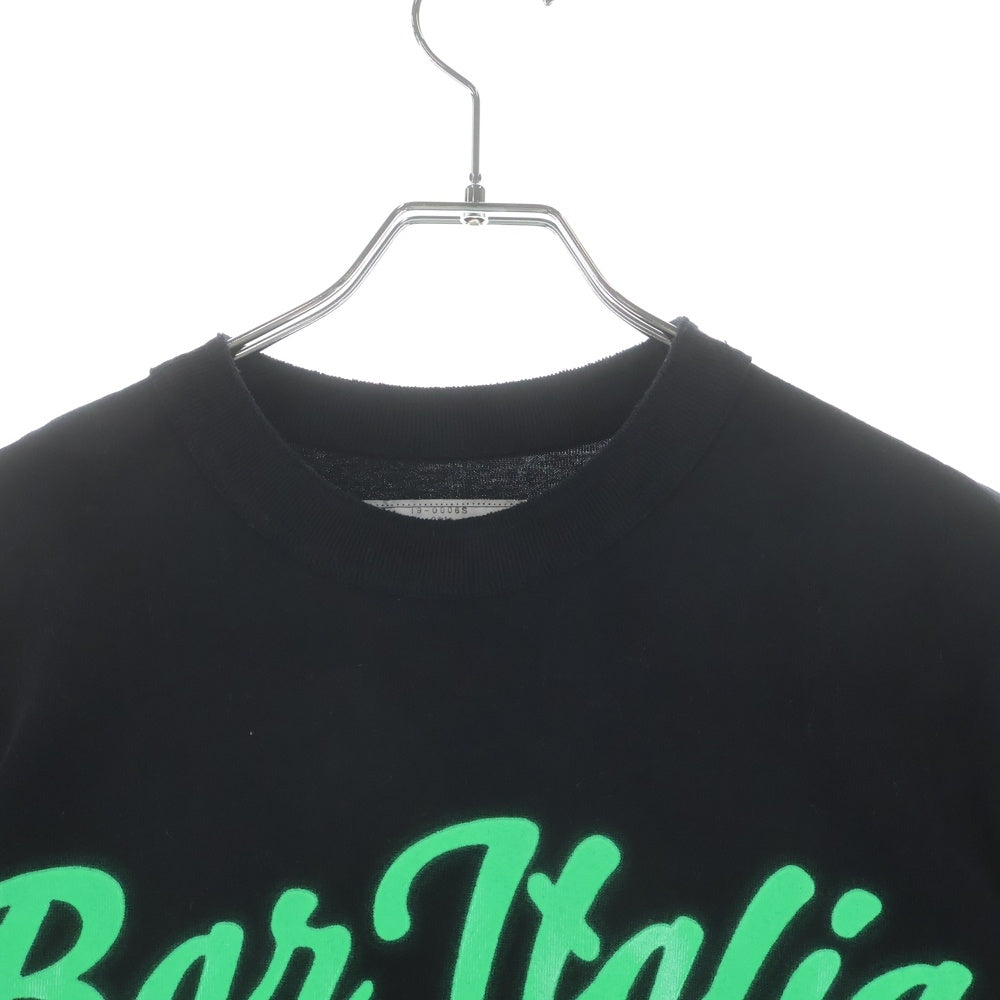 Sacai(サカイ) 19AW BAR ITALIA TEE バーイタリア 半袖Tシャツ カットソー ブラック 19-0006S