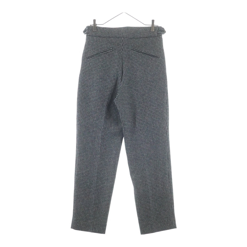 Needles(ニードルス) TUCKED S/T TROUSER POLY HOUNDSTOOTH 千鳥柄 タック トラウザーズ ハウンドトゥース パンツ グレー NS145