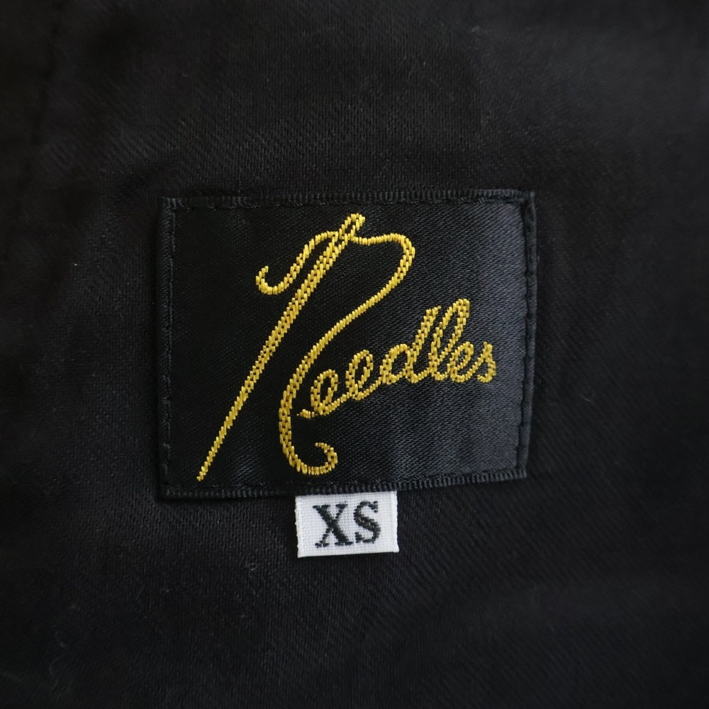 Needles(ニードルス) TUCKED S/T TROUSER POLY HOUNDSTOOTH 千鳥柄 タック トラウザーズ ハウンドトゥース パンツ グレー NS145