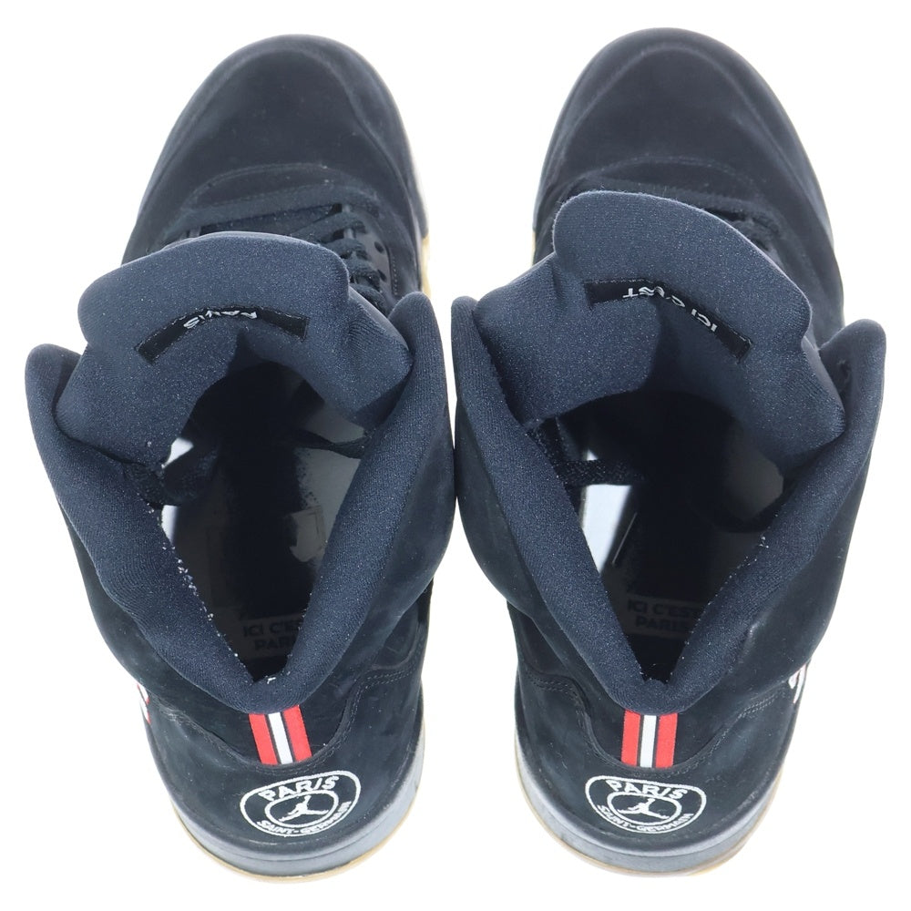 NIKE(ナイキ) PARIS SAINT GERMAIN AIR JORDAN 5 RETRO BCFC パリ サンジェルマン エアー ジョーダン 5 レトロ ハイカットスニーカー ブラック US10/28cm AV9175-001