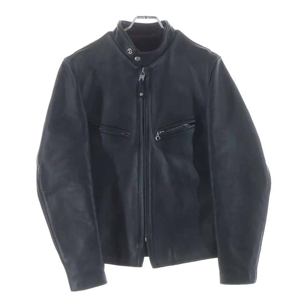 SCHOTT(ショット) 641XX Cow Leather Single Riders Jacket 牛革 シングルライダースジャケット ブラック 7009