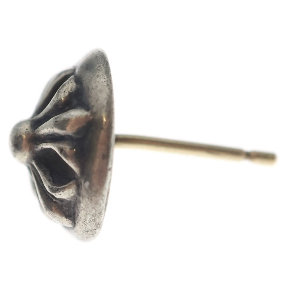 CHROME HEARTS(クロムハーツ) STUD CRSBLL クロスボールスタッドピアス シルバー BCA110
