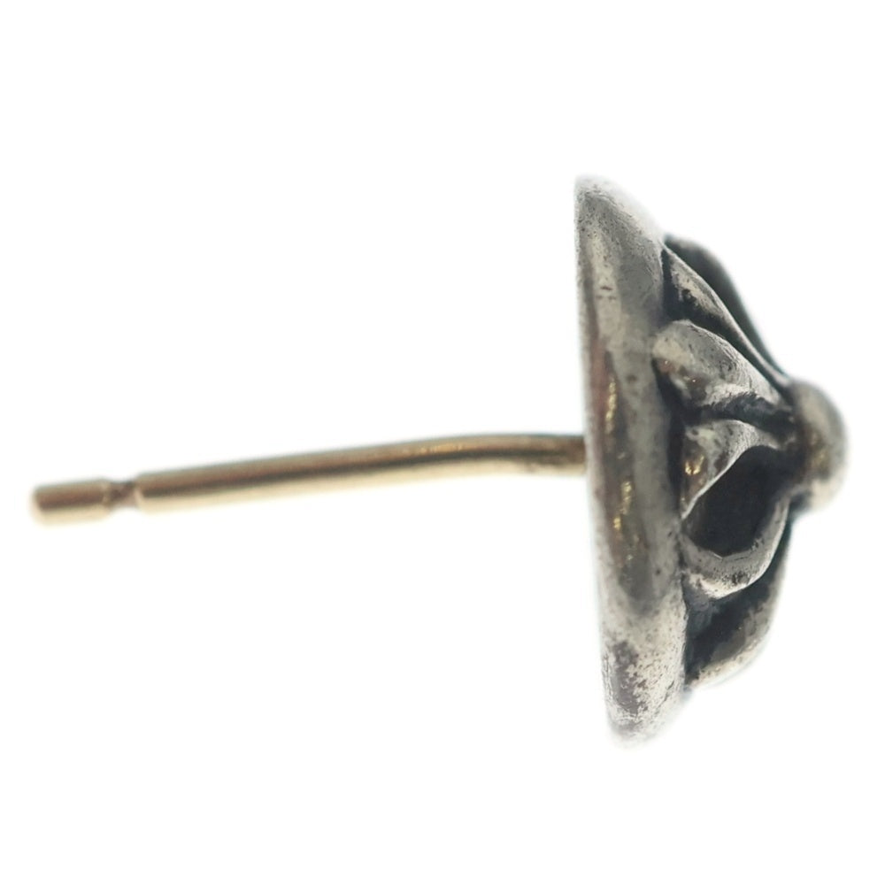 CHROME HEARTS(クロムハーツ) STUD CRSBLL クロスボールスタッドピアス シルバー BCA110
