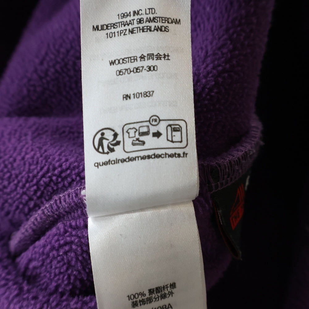 SUPREME(シュプリーム) 23AW Polartec Face Mask Half Zip Hooded ポーラテック フェイスマスク ハーフジップ フーデッド ジャケット パープル
