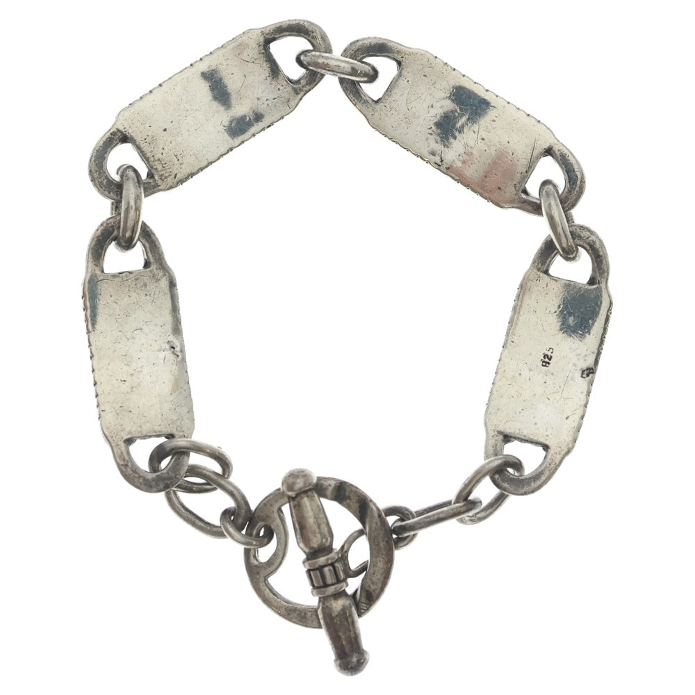 NO BRAND(ノーブランド) SWC(エスダブリューシー) ユリモチーフ ブレスレット シルバー