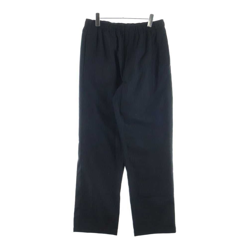 STUSSY(ステューシー) Beach Pant Stitch Stripe ストライプステッチ リラックス ワイドパンツ ブラック 116649