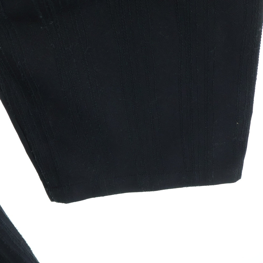 STUSSY(ステューシー) Beach Pant Stitch Stripe ストライプステッチ リラックス ワイドパンツ ブラック 116649