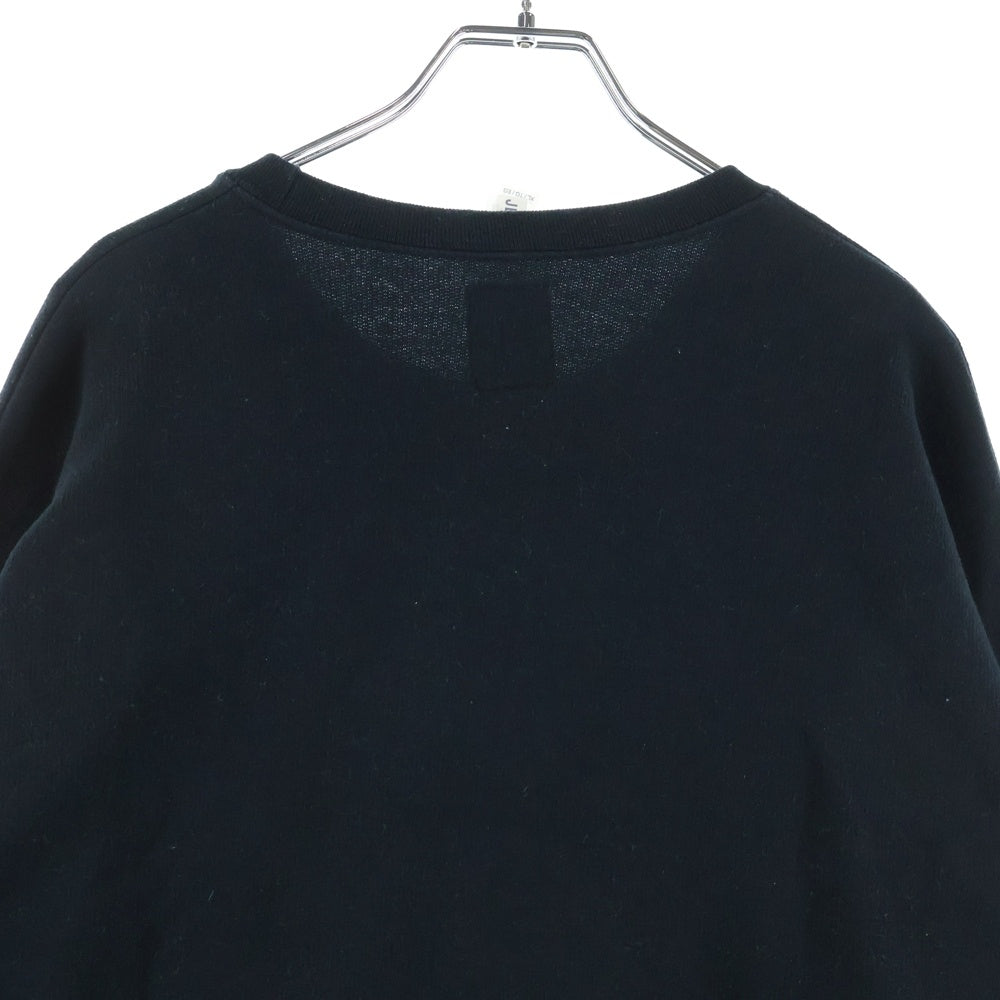WACKO MARIA(ワコマリア) 24SS ×HIGH TIMES CREW NECK SWEAT SHIRT ハイタイムズ フロントプリント クルーネック スウェット トレーナー ブラック
