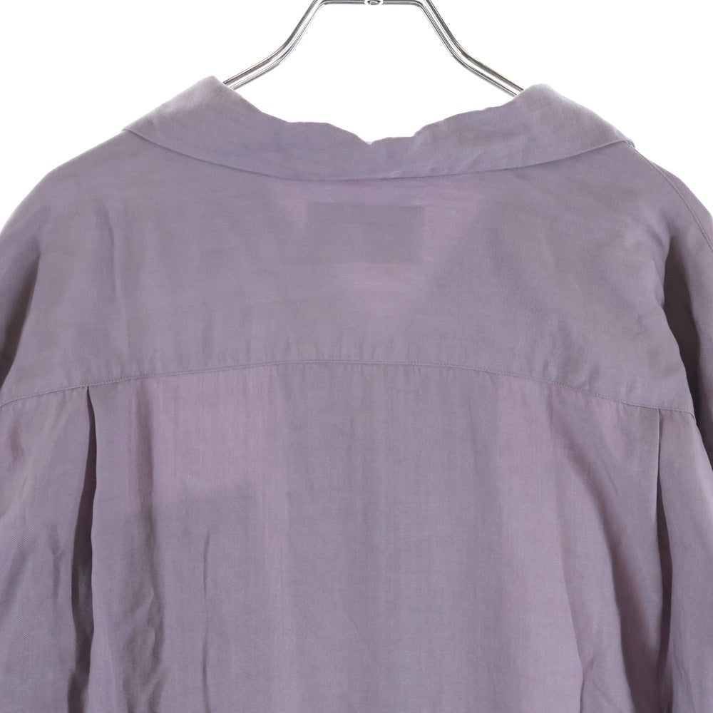WACKO MARIA(ワコマリア) 50'S SHIRT L/S 50'S オープンカラー 長袖シャツ パープル