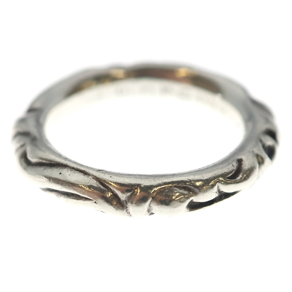 CHROME HEARTS(クロムハーツ) SCRL BAND スクロールバンド リング シルバー BCA351
