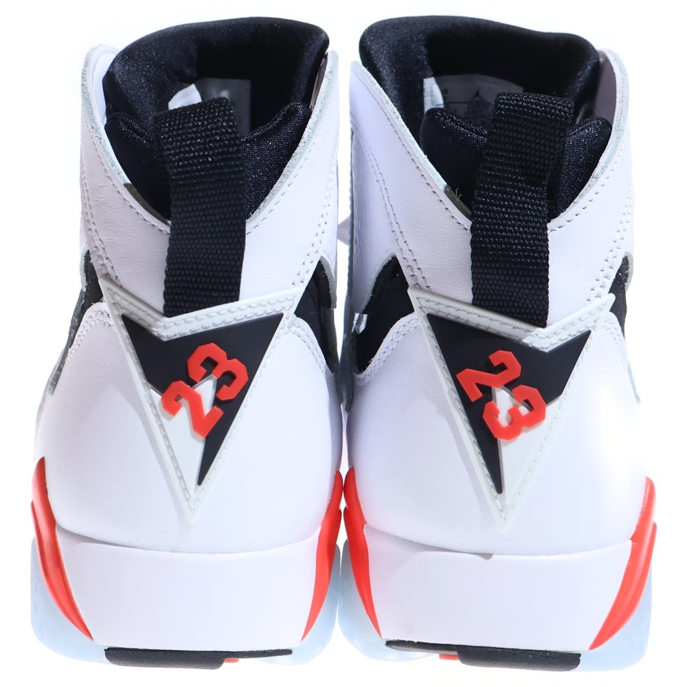 NIKE(ナイキ) Air Jordan 7 Retro White Infrared エアジョーダン7 レトロ ホワイトインフラレッド ハイカットスニーカー ホワイト US9/27cm CU9307-160