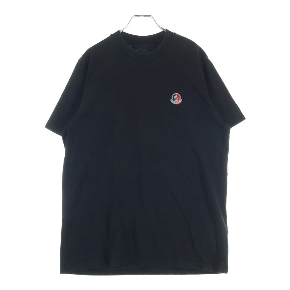 MONCLER(モンクレール) Genius 1952 ロゴパッチ クルーネック半袖Tシャツ カットソー ブラック H20928C00007