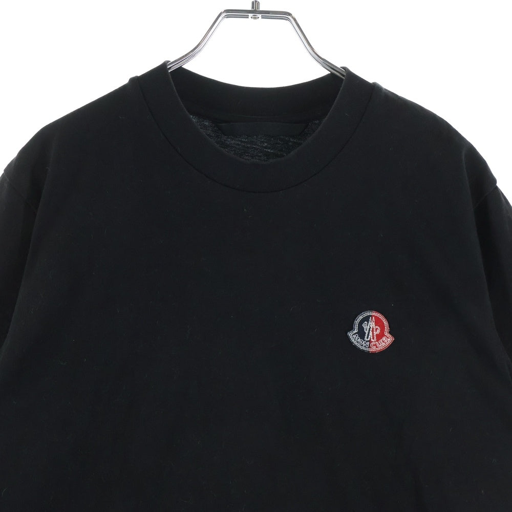 MONCLER(モンクレール) Genius 1952 ロゴパッチ クルーネック半袖Tシャツ カットソー ブラック H20928C00007
