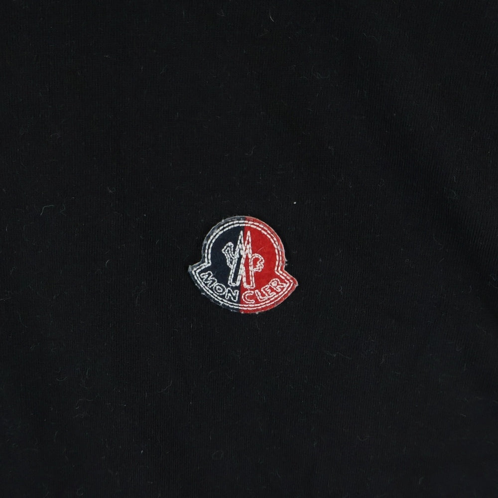 MONCLER(モンクレール) Genius 1952 ロゴパッチ クルーネック半袖Tシャツ カットソー ブラック H20928C00007