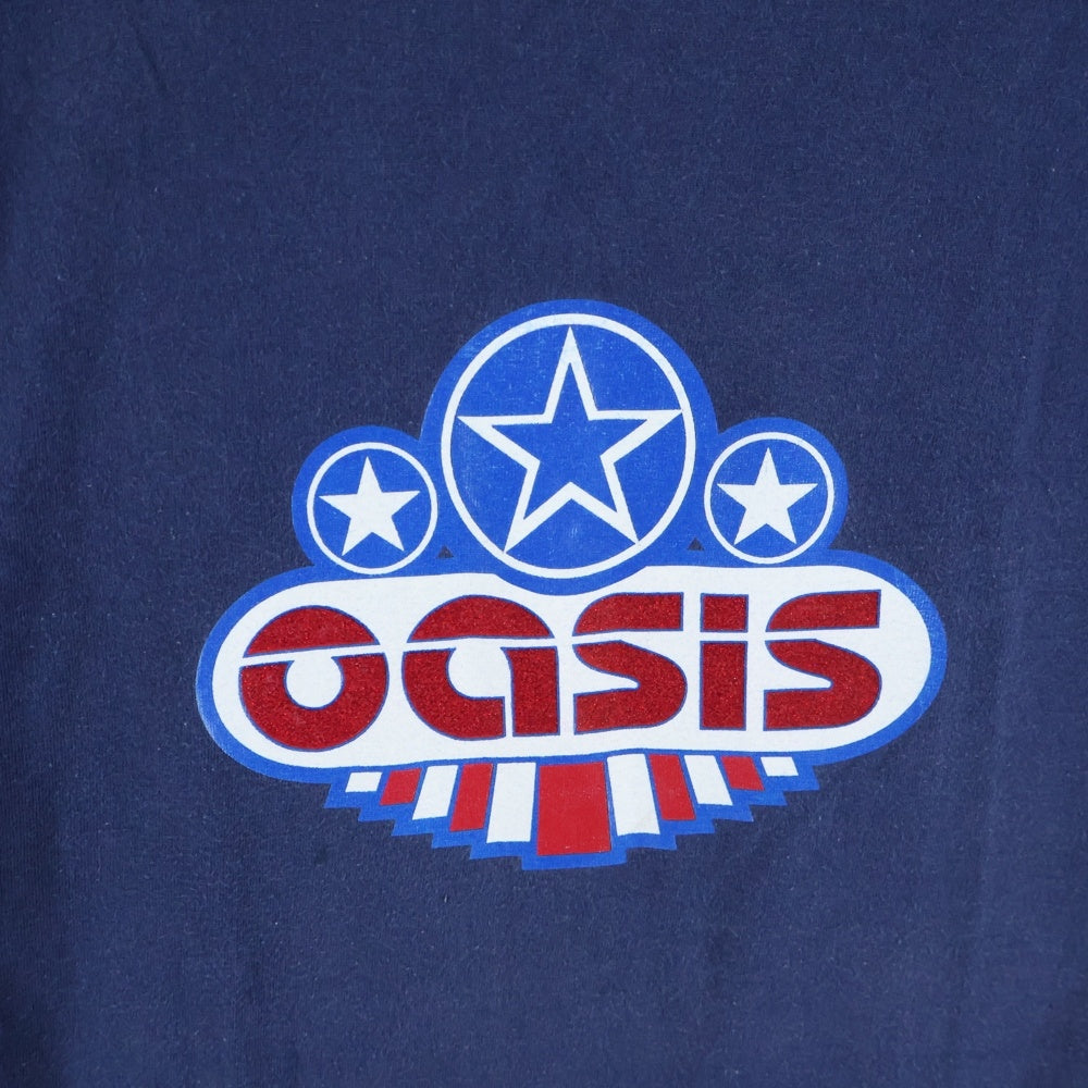 VINTAGE(ヴィンテージ) 00s OASIS SCREEN STARS オアシス スクリーンスターズ フロントプリント 半袖Tシャツ カットソー ネイビー