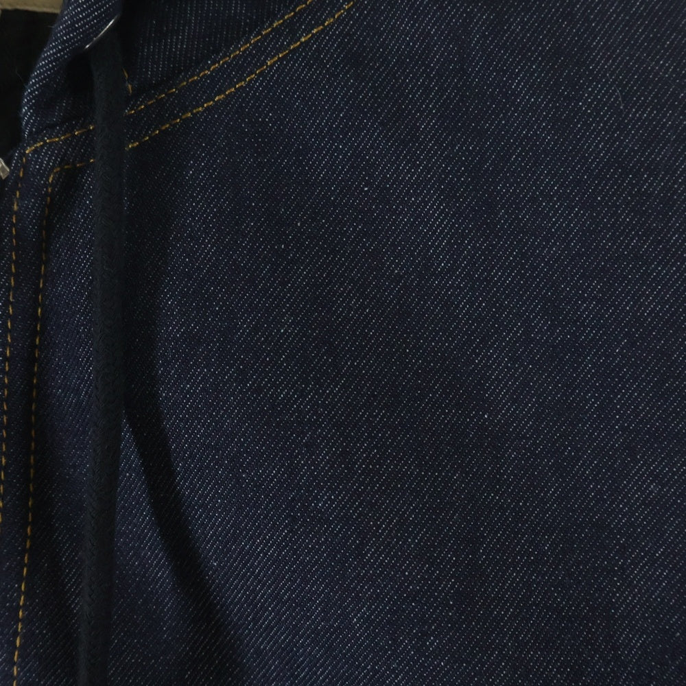 STUSSY(ステューシー) 25SS INSULATED WORK JACKET RAW DENIM インスレイテッド ジップアップ フーディー ワーク デニムジャケット インディゴ 115835