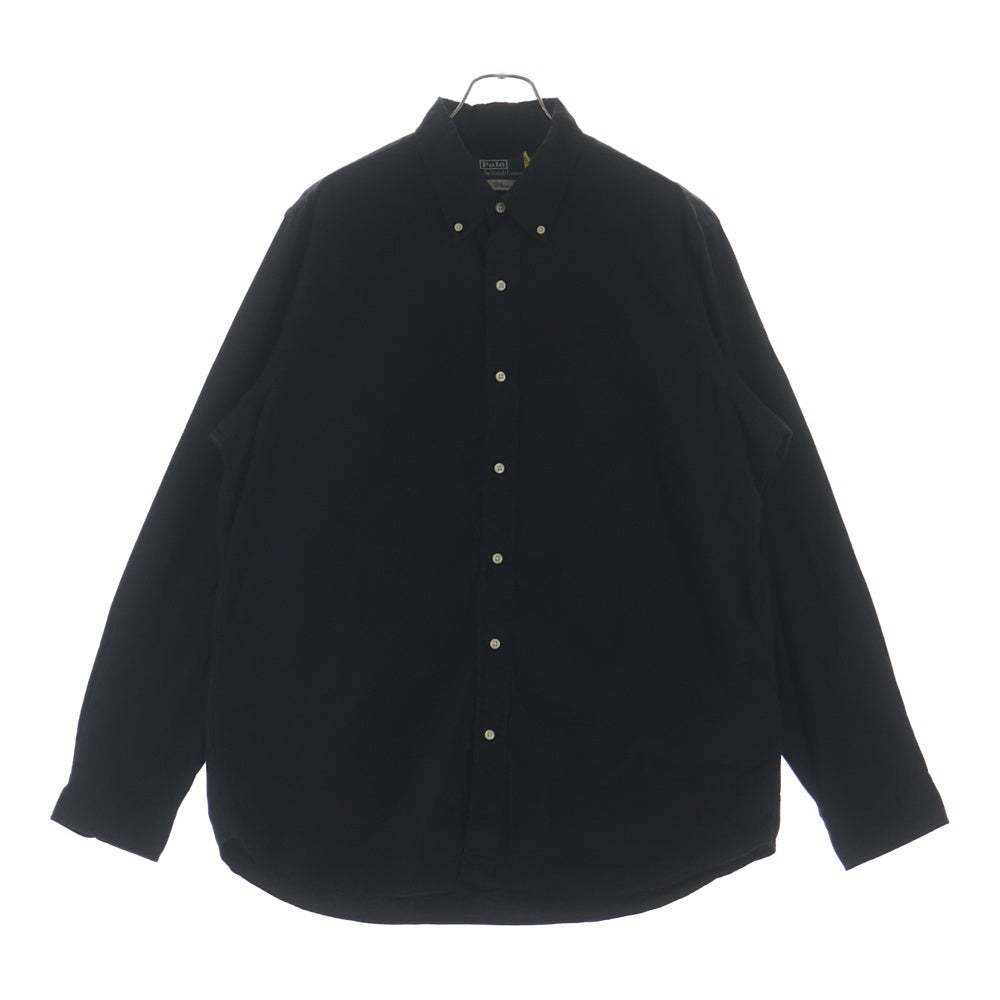POLO RALPH LAUREN(ポロラルフローレン) 26SS × Ron Herman Oxford Shirts ロンハーマン ポニーロゴ刺繍 オックスフォード 長袖シャツ ブラック