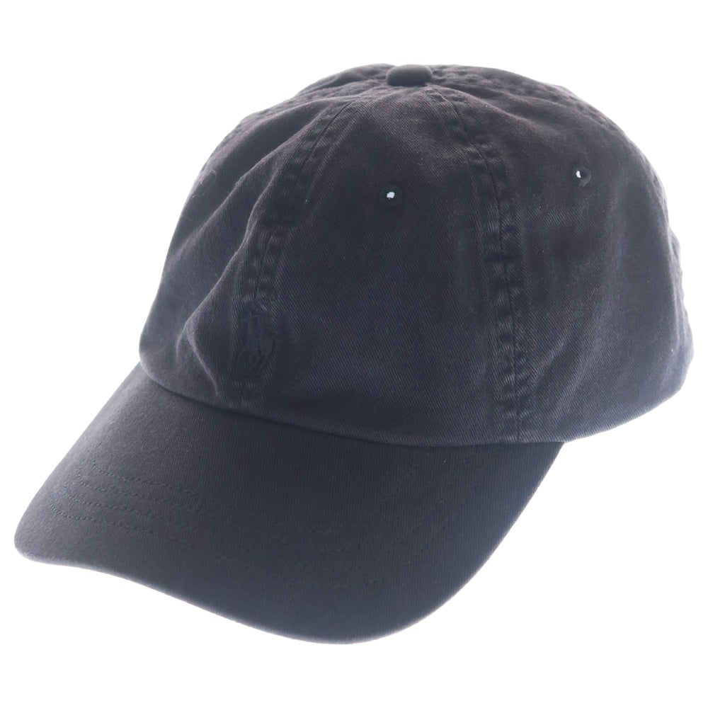 POLO RALPH LAUREN(ポロラルフローレン) 26SS × Ron Herman Classic Sport Cap ロンハーマン ポニーロゴ刺繍 クラシック スポーツ キャップ 帽子 ブラック MAPOHGS0J422539