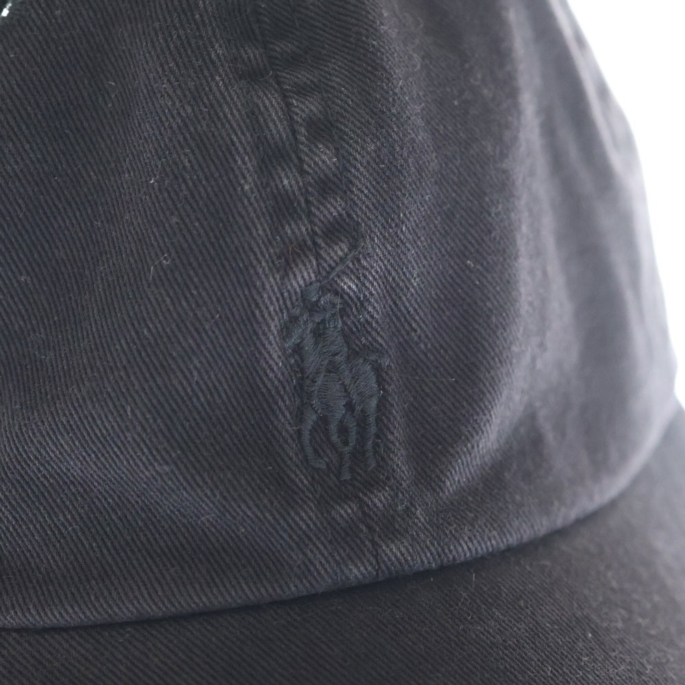 POLO RALPH LAUREN(ポロラルフローレン) 26SS × Ron Herman Classic Sport Cap ロンハーマン ポニーロゴ刺繍 クラシック スポーツ キャップ 帽子 ブラック MAPOHGS0J422539