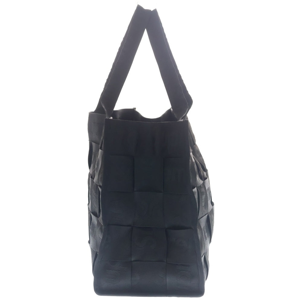 SUPREME(シュプリーム) 23SS Woven Large Tote ウーヴン ラージ トートバッグ ショルダーバッグ ブラック
