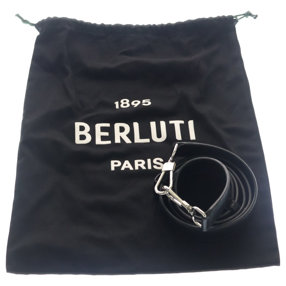 Berluti(ベルルッティ) シグネチャー ウリス ガリバー 2WAY ハンドバッグ トートバッグ ショルダーバッグ ブラック レディース