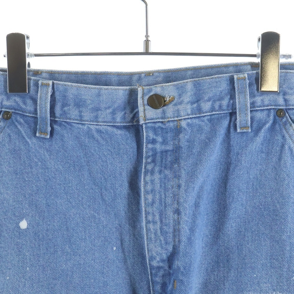 CARHARTT(カーハート) DOUBLE KNEE PANT クラッシュ加工 ペンキ ダブルニー ワークペインター デニムパンツ インディゴ B73 DST