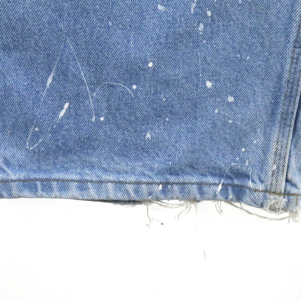 CARHARTT(カーハート) DOUBLE KNEE PANT クラッシュ加工 ペンキ ダブルニー ワークペインター デニムパンツ インディゴ B73 DST