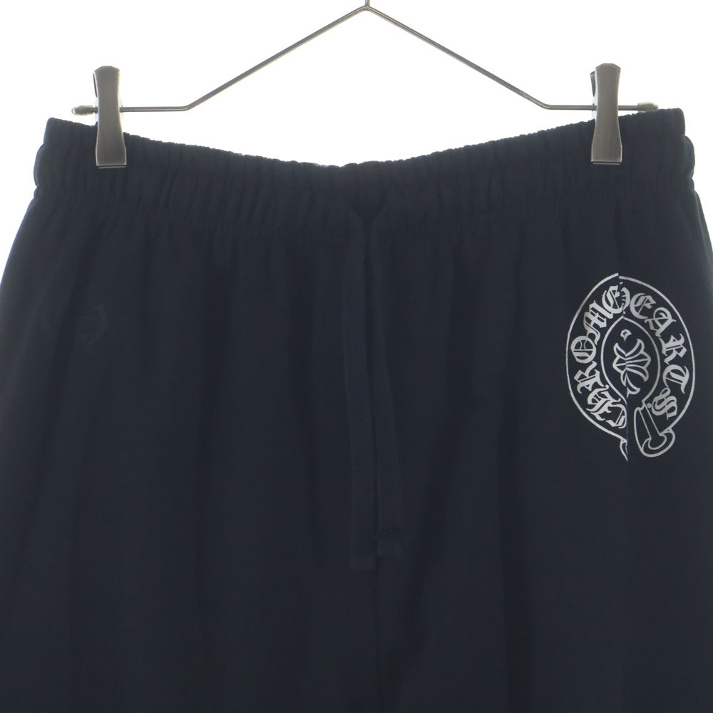 CHROME HEARTS(クロムハーツ) HORSESHOE SWEAT PANTS ホースシュープリント サイドロゴ スウェットパンツ ブラック