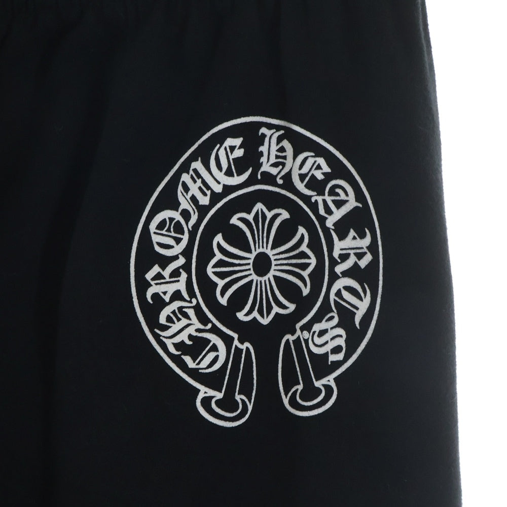 CHROME HEARTS(クロムハーツ) HORSESHOE SWEAT PANTS ホースシュープリント サイドロゴ スウェットパンツ ブラック