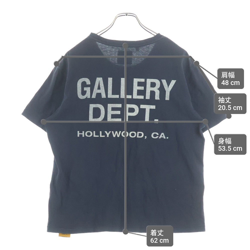 GALLERY DEPT.(ギャラリーデプト) Souvenir T-Shirt ロゴプリント半袖Tシャツ ネイビー