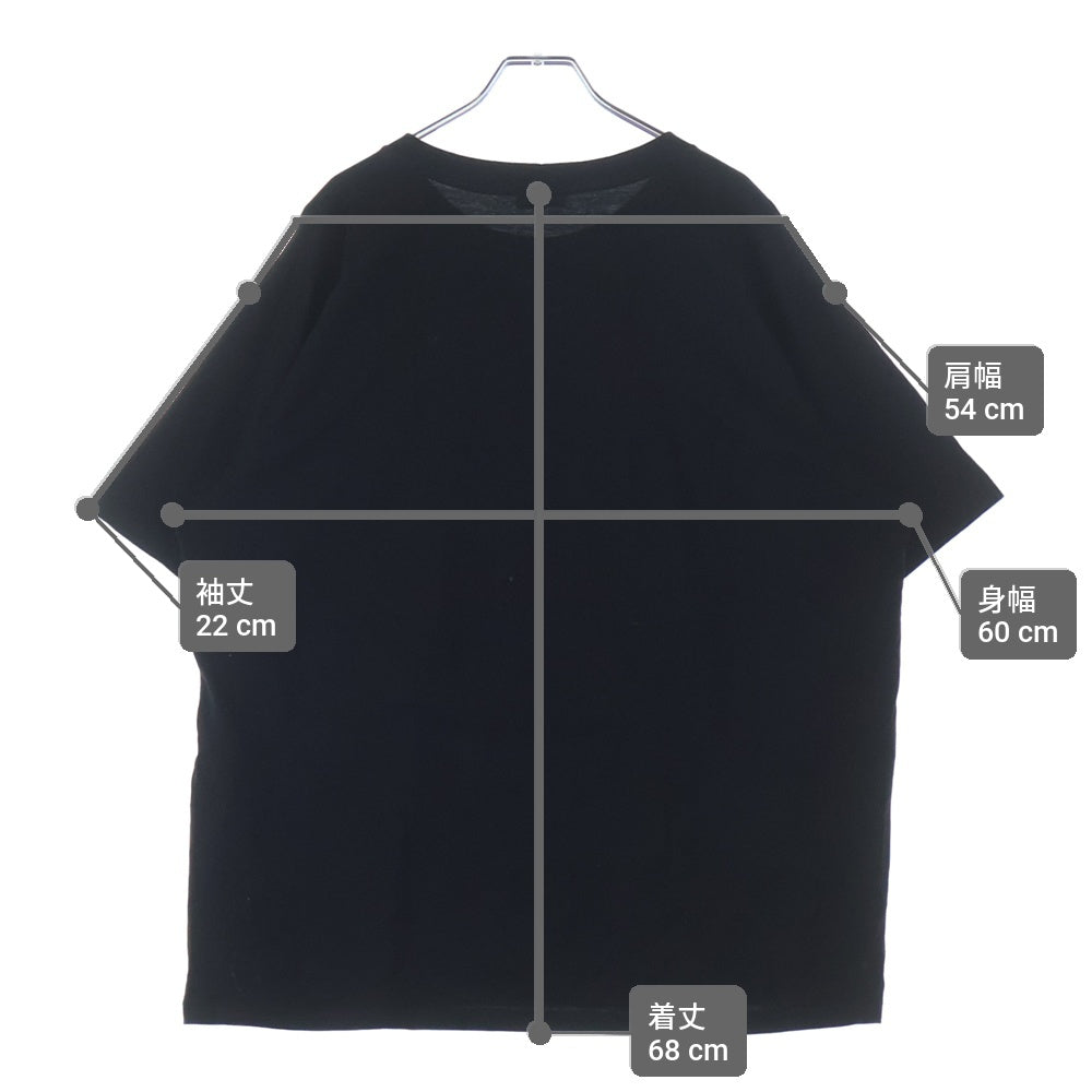 CELINE(セリーヌ) Loose Tshirt フロントロゴプリント 半袖Tシャツ カットソー ブラック