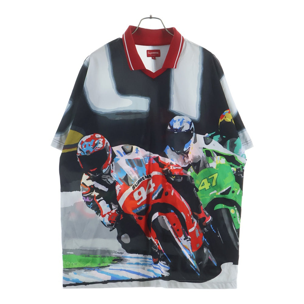 SUPREME(シュプリーム) 20SS Racing Soccer Jersey レーシング 総柄プリント サッカージャージ 半袖シャツ マルチ
