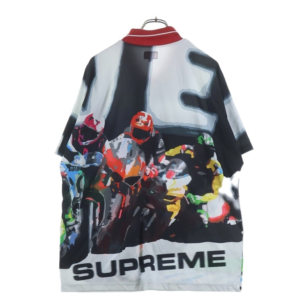 SUPREME(シュプリーム) 20SS Racing Soccer Jersey レーシング 総柄プリント サッカージャージ 半袖シャツ マルチ
