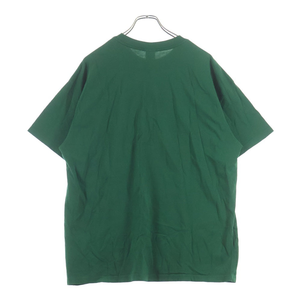 STUSSY(ステューシー) 20AW × NIKE NRG INTERNATIONAL TEE インターナショナル ロゴ クルーネック 半袖Tシャツ カットソー グリーン DD3342-341