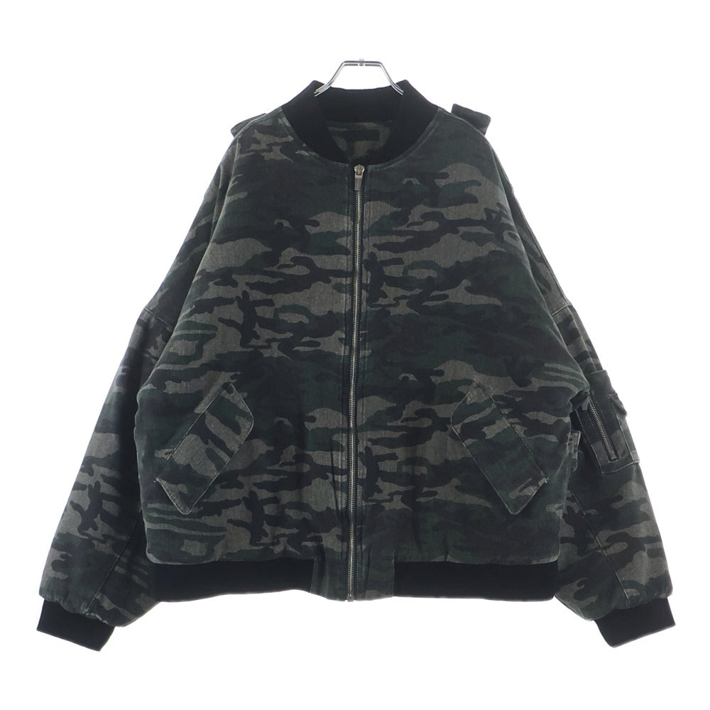 ARNODEFRANCE(アーノルデフランス) Camo Bomber Jacket カモ柄 ボンバー ブルゾン ジャケット カーキ