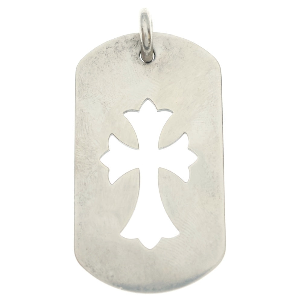 CHROME HEARTS(クロムハーツ) D TAG LRG CO CRS カットアウトクロス ラージドッグタグネックレストップ