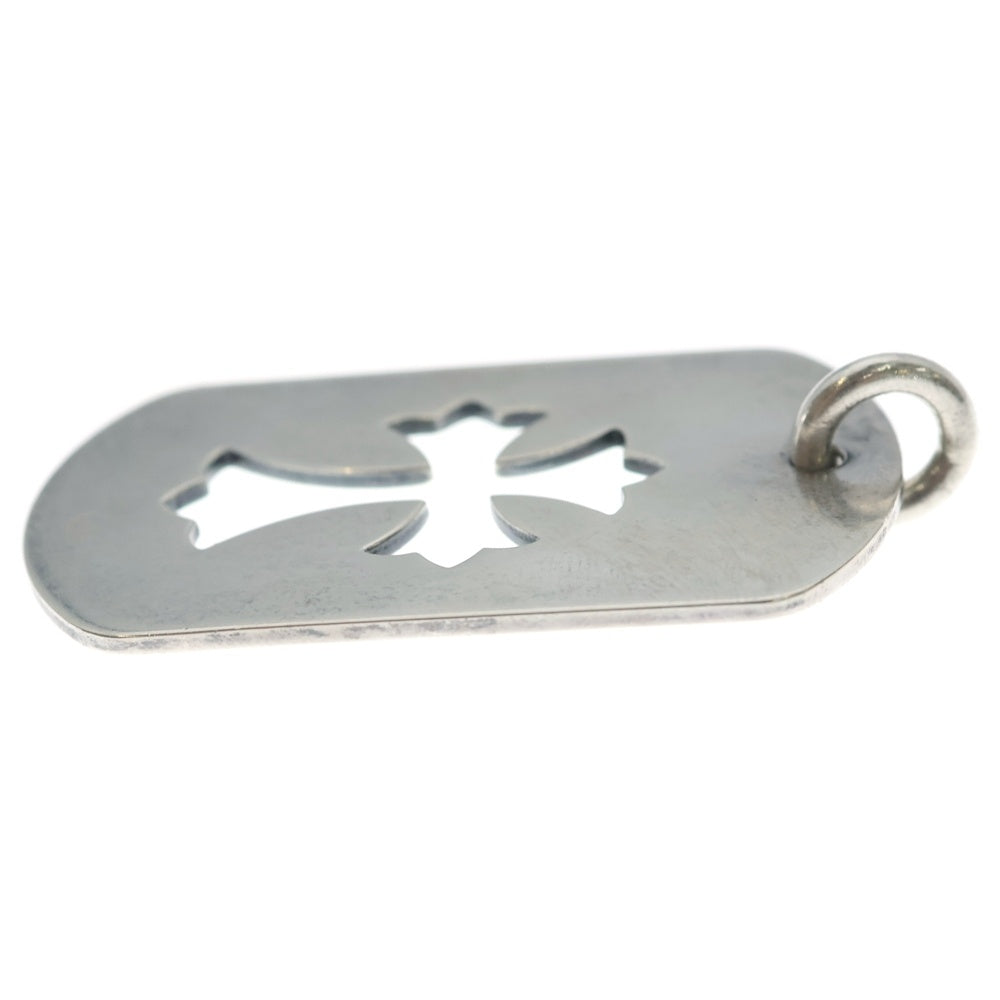 CHROME HEARTS(クロムハーツ) D TAG LRG CO CRS カットアウトクロス ラージドッグタグネックレストップ