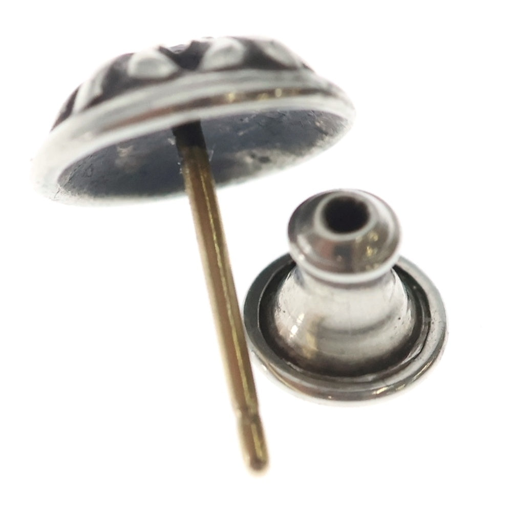 CHROME HEARTS(クロムハーツ) STUD CRSBLL 1/DIA クロスボールスタッドピアス 1ダイヤ シルバー