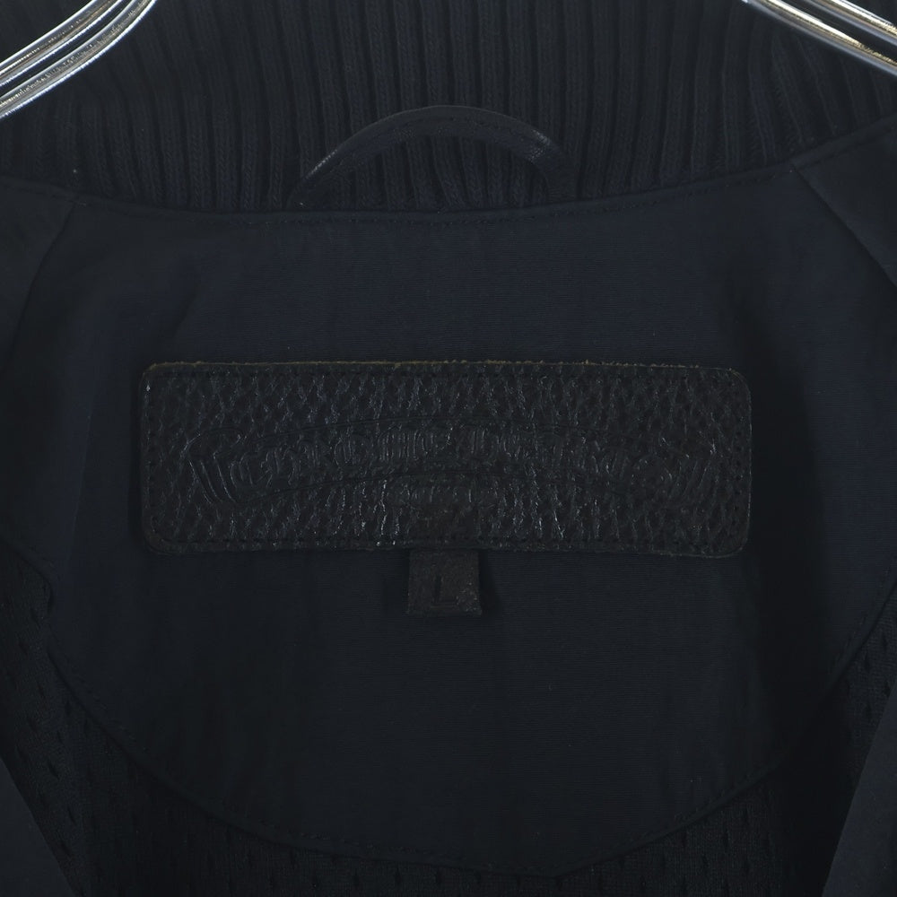 CHROME HEARTS(クロムハーツ) Y NOT NYLON ANORAK HALF ZIP JACKET ワイノット ナイロン アノラック ハーフジップ ジャケット ブラック