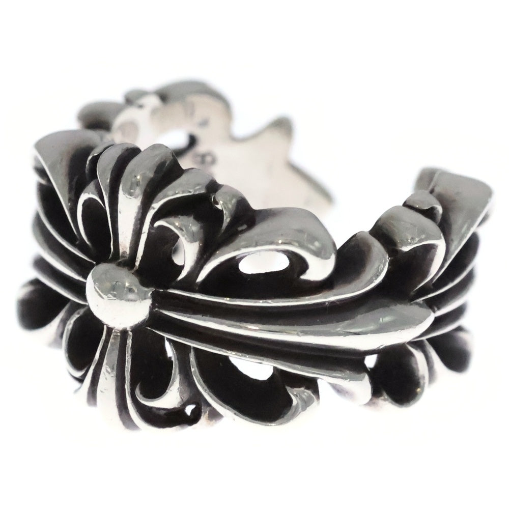 CHROME HEARTS(クロムハーツ) DBL FLRL CRS ダブルフローラルクロス リング シルバー BCA390