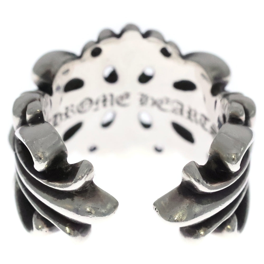 CHROME HEARTS(クロムハーツ) DBL FLRL CRS ダブルフローラルクロス リング シルバー BCA390