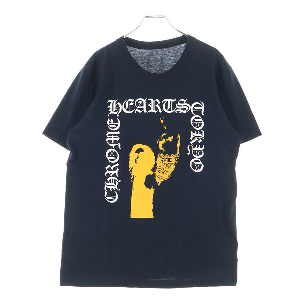 CHROME HEARTS(クロムハーツ) Tokyo Limited Tee 東京限定 青山20周年記念 リチャード スターク プリント クルーネック半袖Tシャツ カットソー ブラック