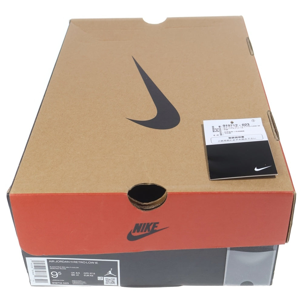 NIKE(ナイキ) Air Jordan 11 Low IE Bred エアジョーダン11 ロー IE ブレッド ブラック US9.5/27.5cm 919712-023